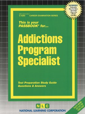 cover image of Addictions Program Specialist